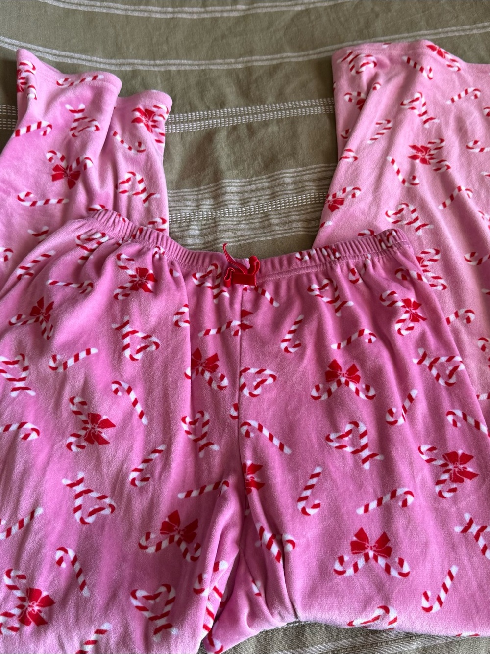 Candy cane pink pjs